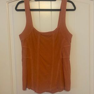 FREE PEOPLE ORANGE TANK